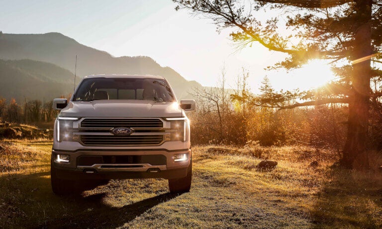 2026 Ford F-150 parked head-on in sunlight