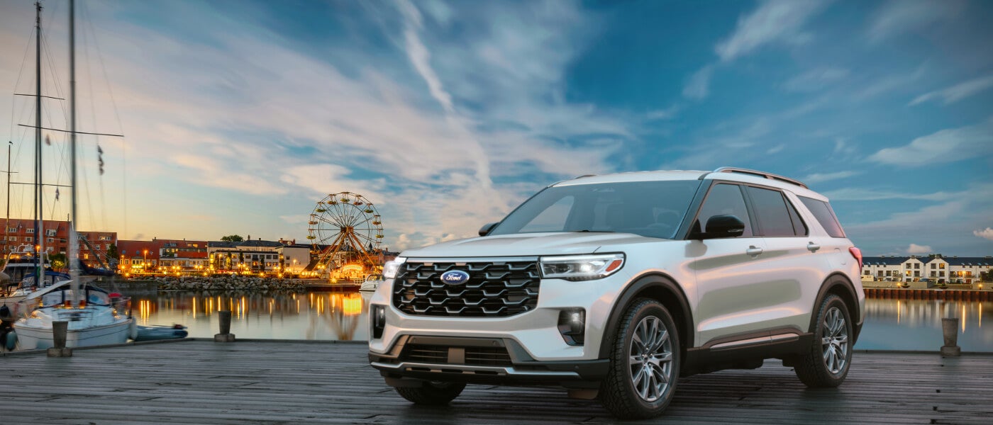2025 Ford Explorer Exterior Parked On Dock