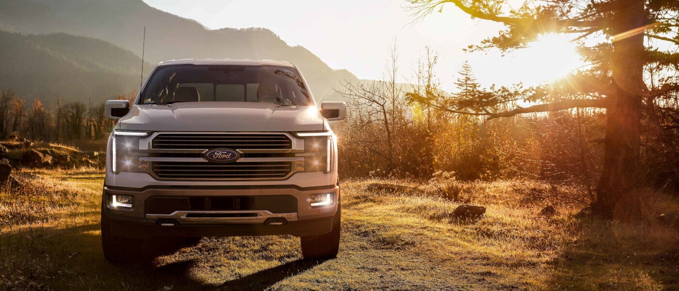 2025 Ford F-150 Exterior In Forest At Sunrise