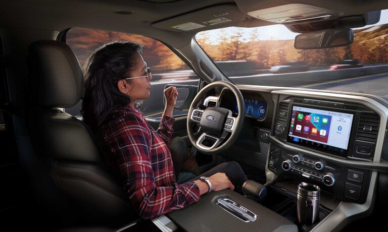 2025 Ford F-150 Interior With Hands Off Driver