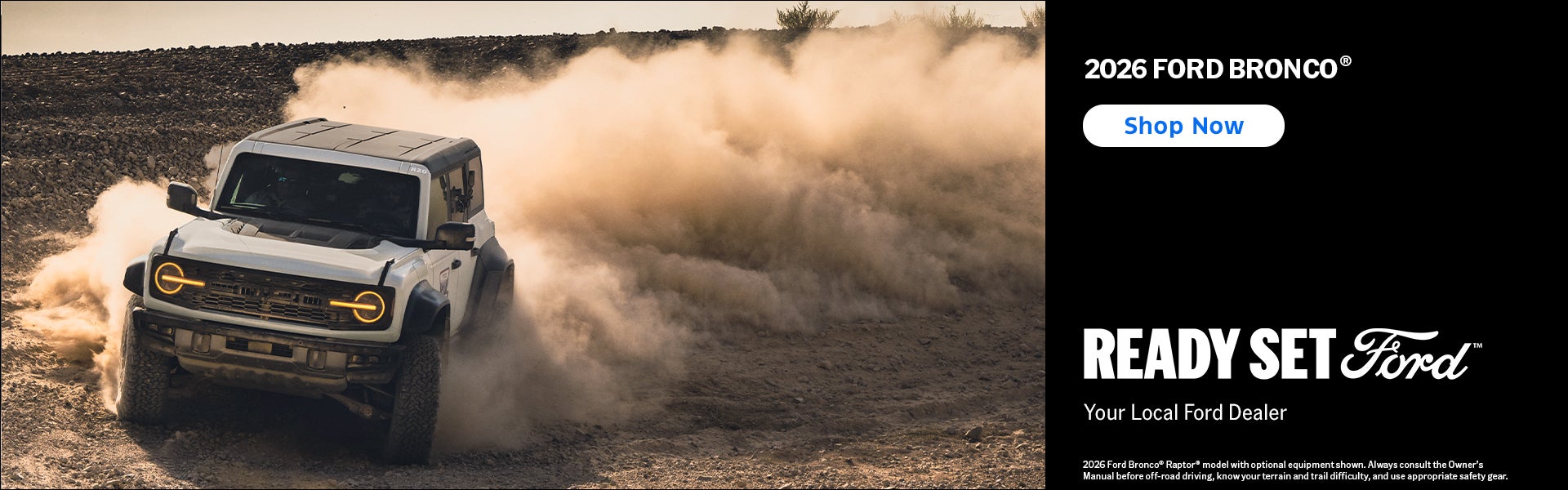 Ford Bronco off roading